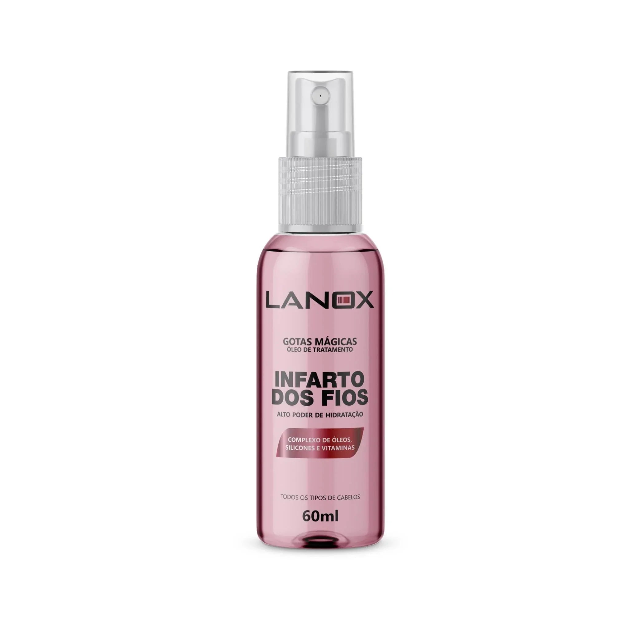 Gotas Mágicas Infarto dos Fios Lanox - 60ml - Trihair Cosméticos